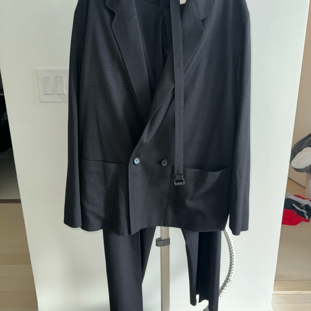 Lemaire double-breasted jacket and pants